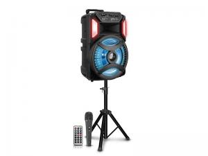 3000W Rechargeable Bluetooth Speaker with Tripod Stand and Wired Mic